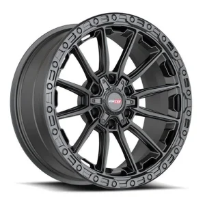 Vortek Offroad – VRT-601 SPARTAN – Black – 17″x9″ 12mm – All weather Wheels – 6011795712MB